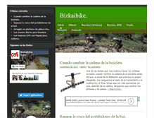 Tablet Screenshot of bizkaibike.com